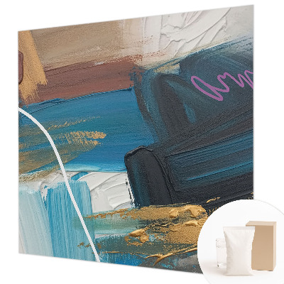 Custom size wall mural with an abstract pattern