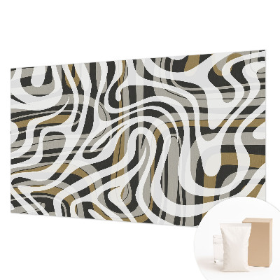 Large wall mural wallpaper with an abstract linear design