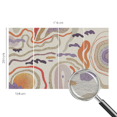 High quality wall mural wallpaper with abstract patterns