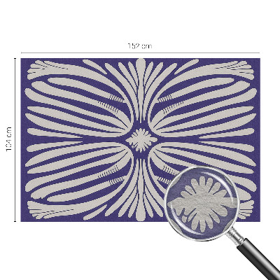 High quality photo wallpaper with a floral symmetry design