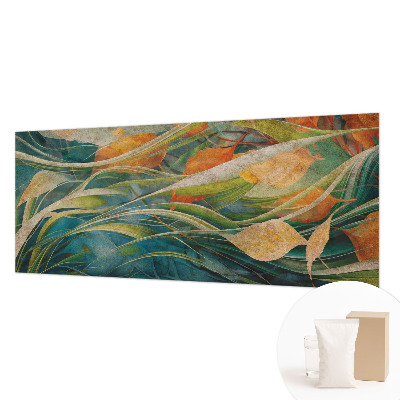 Modern wall mural for living room with an autumn landscape design