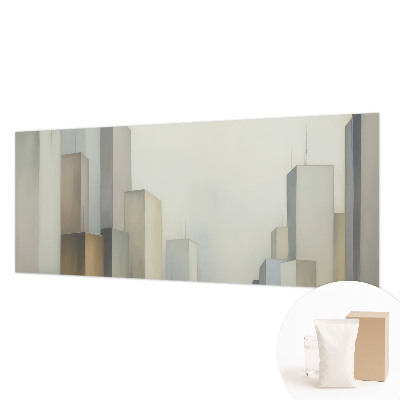 Modern wall mural for bedroom City skyscrapers