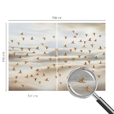 Premium wall mural for bedroom Birds in flight