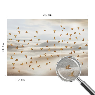 Premium wall mural for bedroom Birds in flight