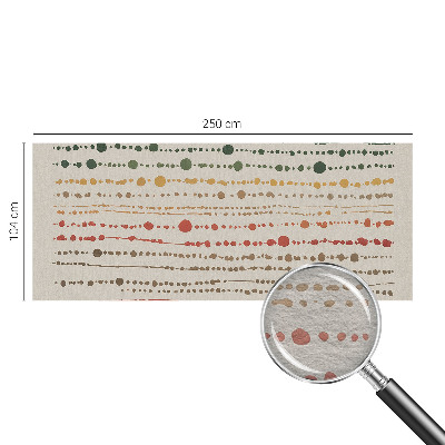 Decorative wall mural for living room Colorful dots