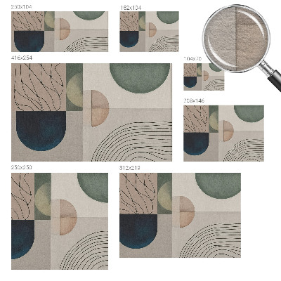 Premium photo wallpaper Geometric forms