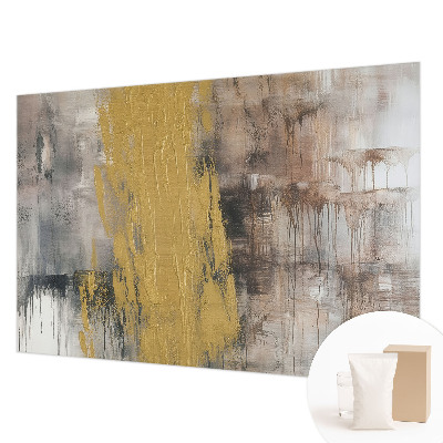Wall mural for bedroom with an abstract vision design