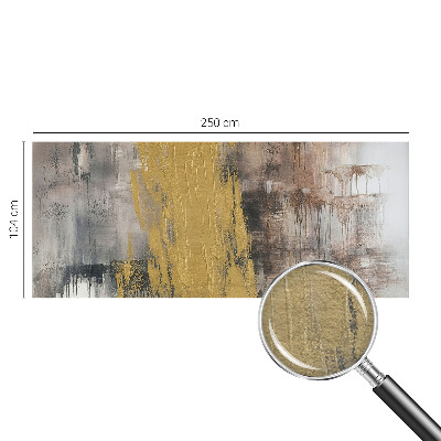 Wall mural for bedroom with an abstract vision design