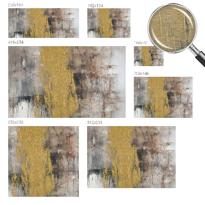 Wall mural for bedroom with an abstract vision design