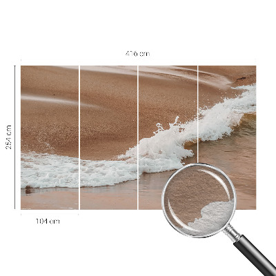 Wall mural for living room with a sea breeze design