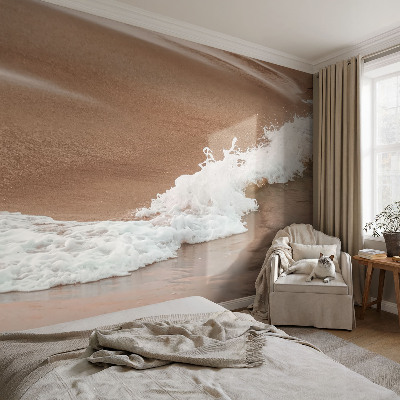 Wall mural for living room with a sea breeze design