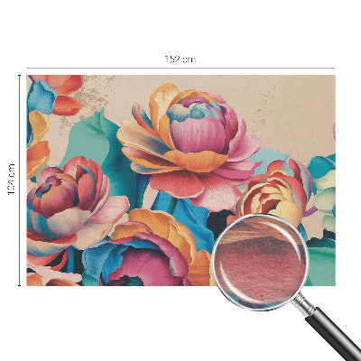 Large wall mural Floral harmony