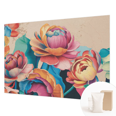 Large wall mural Floral harmony