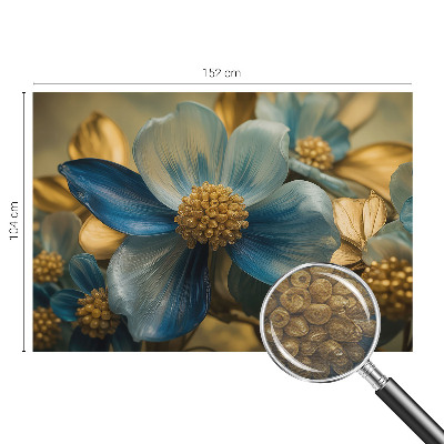 Bedroom wall mural wallpaper with a floral arrangement design