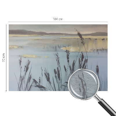 Wallpaper mural for living room A calm lake