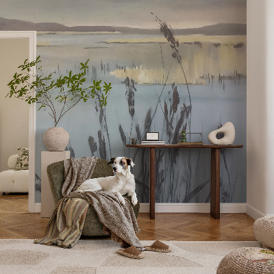 Wallpaper mural for living room A calm lake