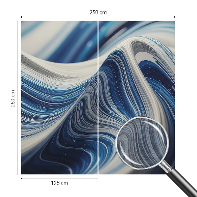 Large wall mural wallpaper with a harmonious abstract design