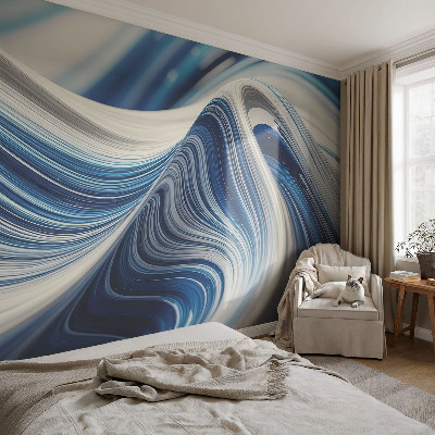 Large wall mural wallpaper with a harmonious abstract design