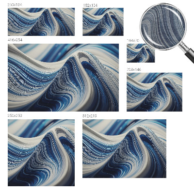 Large wall mural wallpaper with a harmonious abstract design