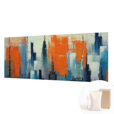 Large wallpaper mural Abstract city