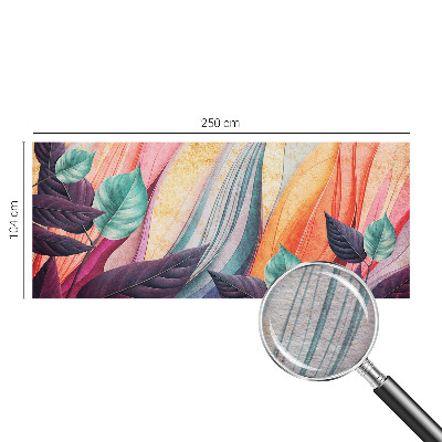 Modern wall mural Abstract leaves