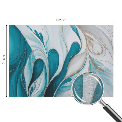 Modern wall mural for bedroom Fluid patterns