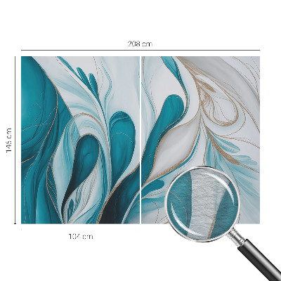 Modern wall mural for bedroom Fluid patterns