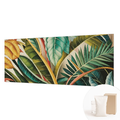 High quality photo wallpaper with an exotic leaves design