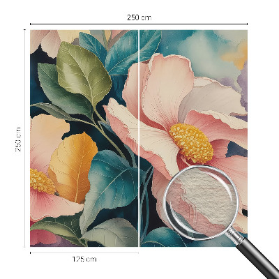 Premium wall mural for bedroom with a floral elegance design