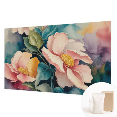 Premium wall mural for bedroom with a floral elegance design