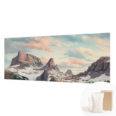 High quality wall mural wallpaper Mountain panorama
