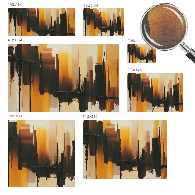 Non-woven wall mural with vertical stripe pattern