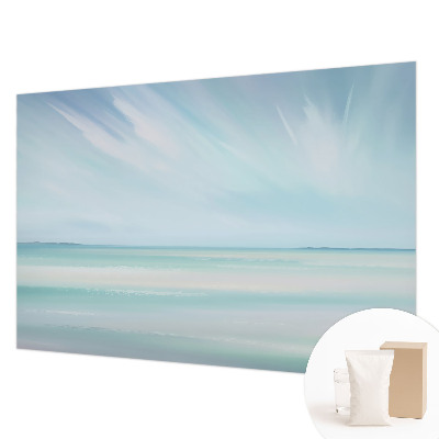 Photo wallpaper with a calm sea motif