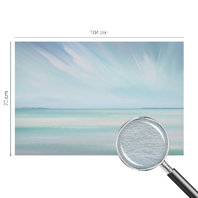 Photo wallpaper with a calm sea motif