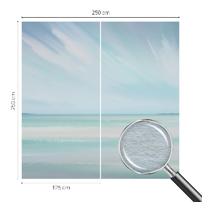 Photo wallpaper with a calm sea motif