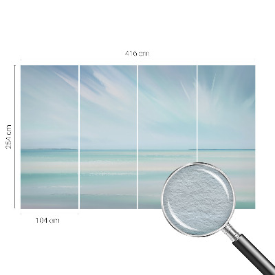 Photo wallpaper with a calm sea motif