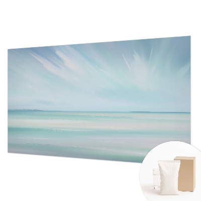 Photo wallpaper with a calm sea motif