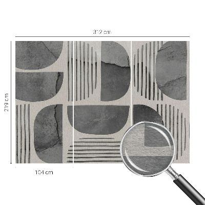 Photo wall mural Geometric shapes
