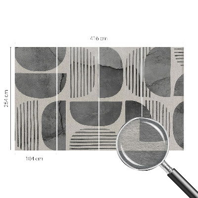 Photo wall mural Geometric shapes