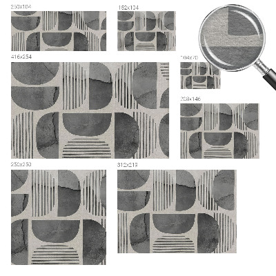 Photo wall mural Geometric shapes