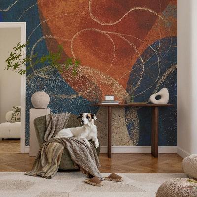 Modern wall mural Colorful forms