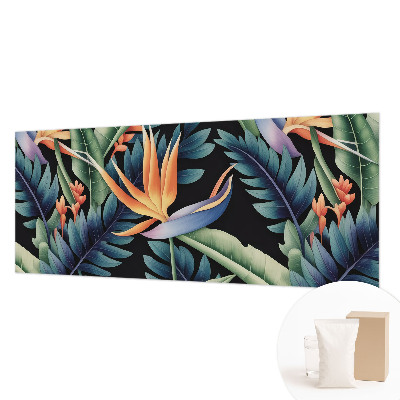 Custom size wall mural with a paradise-themed design