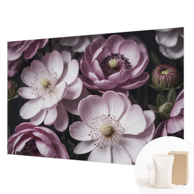 Large wall mural wallpaper with a floral elegance design