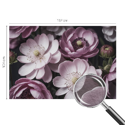 Large wall mural wallpaper with a floral elegance design