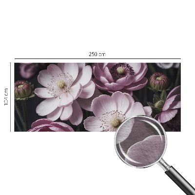 Large wall mural wallpaper with a floral elegance design