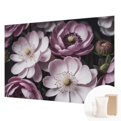 Large wall mural wallpaper with a floral elegance design