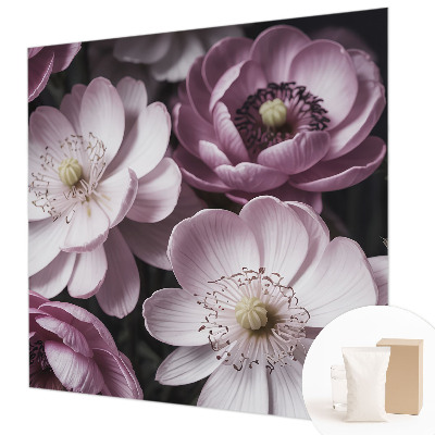 Large wall mural wallpaper with a floral elegance design