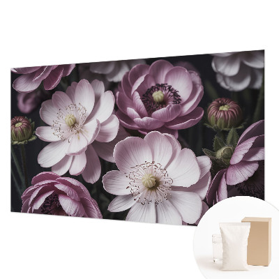 Large wall mural wallpaper with a floral elegance design