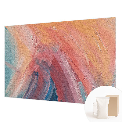 Modern wall mural for bedroom with colorful explosion motifs