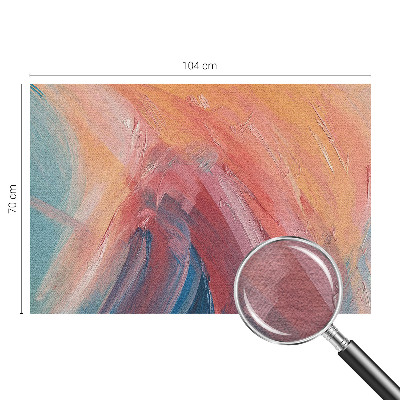 Modern wall mural for bedroom with colorful explosion motifs